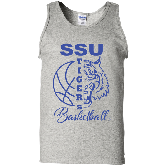 SSU - Tigers Basketball - Blue - Men's Tank Top