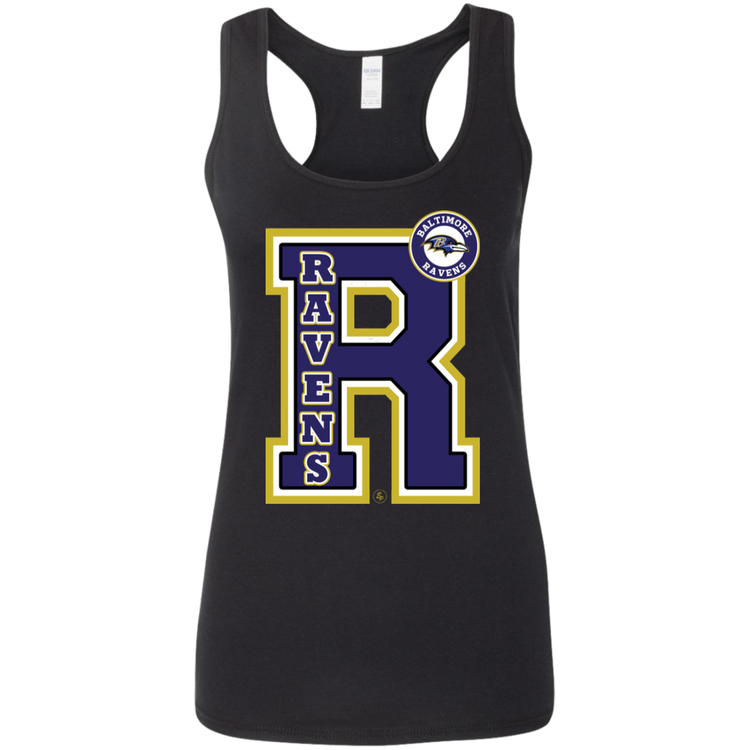 Big R - Ravens Fan - Women's Softstyle Racerback Tank