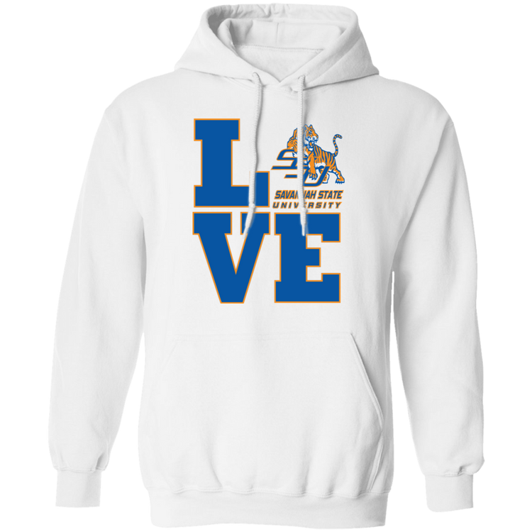 Savannah State - LOVE - Unisex Pullover Hoodie