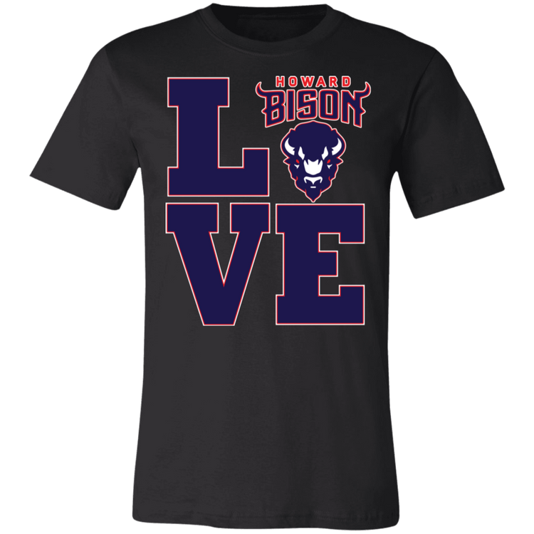 Howard BISONS - Love - Fashion Fitted Short-Sleeve T-Shirt