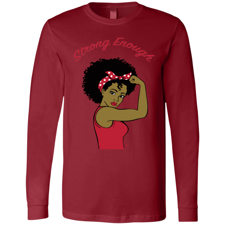 Strong Woman - Fashion Fitted Men's Jersey T-Shirt