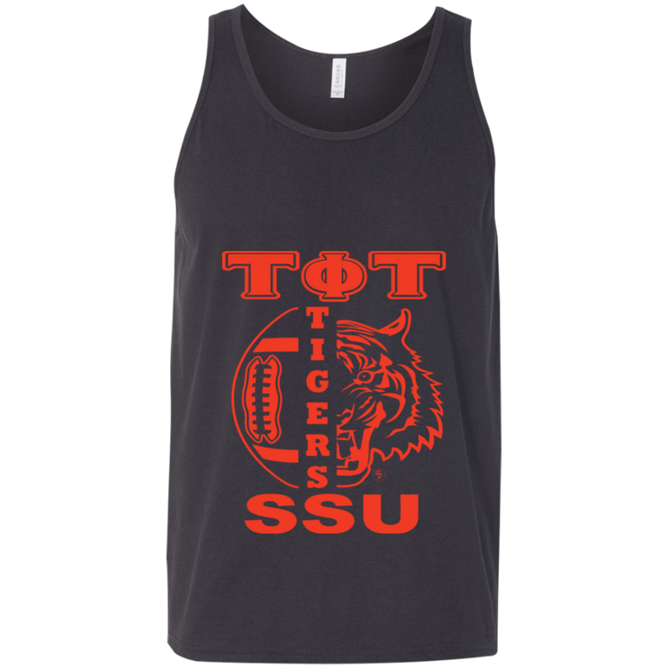 SSU - Tigers Football - Orange - Fashion Fitted Unisex Tank