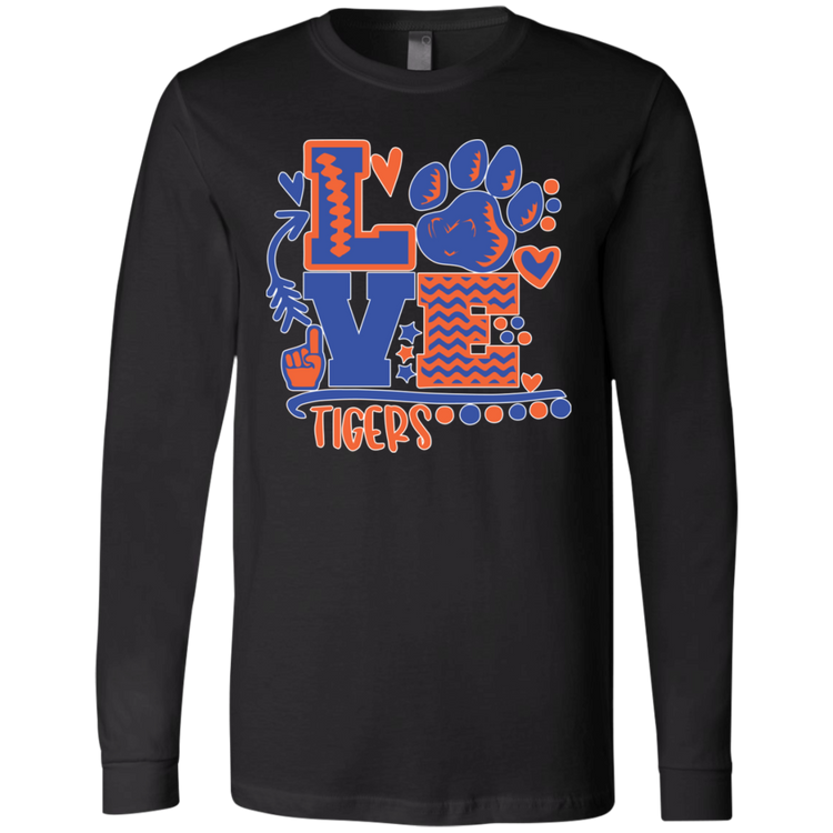 SSU - Love Tigers - Fashion Fitted Men's Jersey T-Shirt