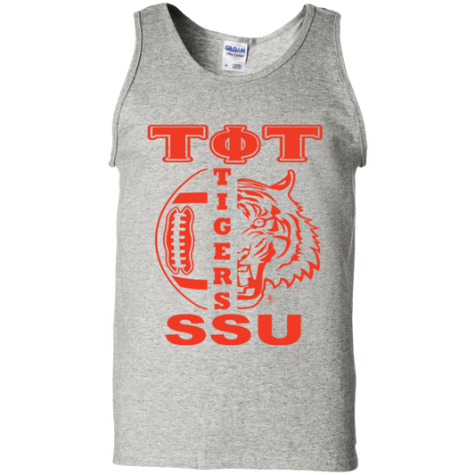 SSU - Tigers Football - Orange - Men's Tank Top