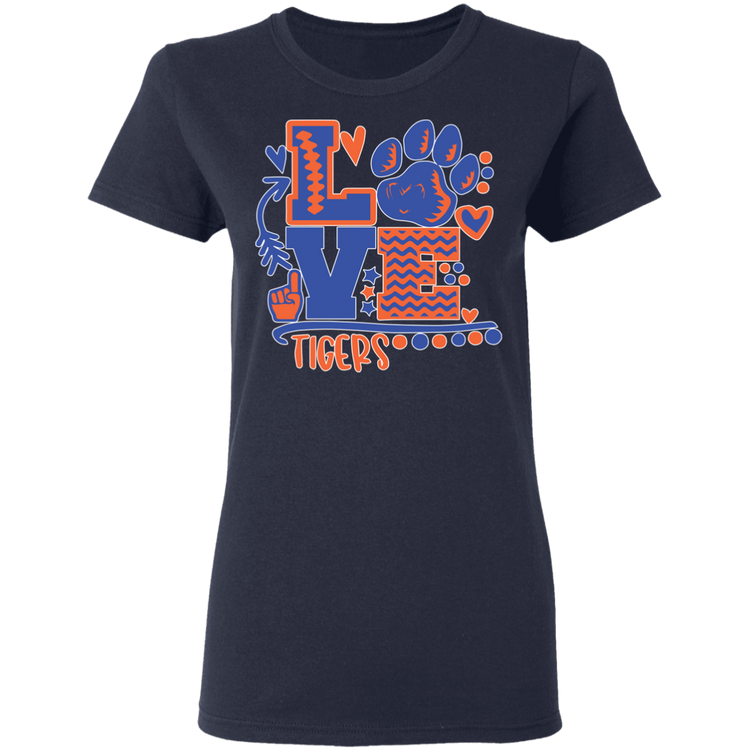 SSU - Love Tigers - Women's 5.3 oz. Tee