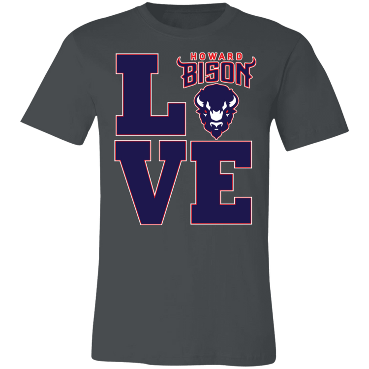 Howard BISONS - Love - Fashion Fitted Short-Sleeve T-Shirt