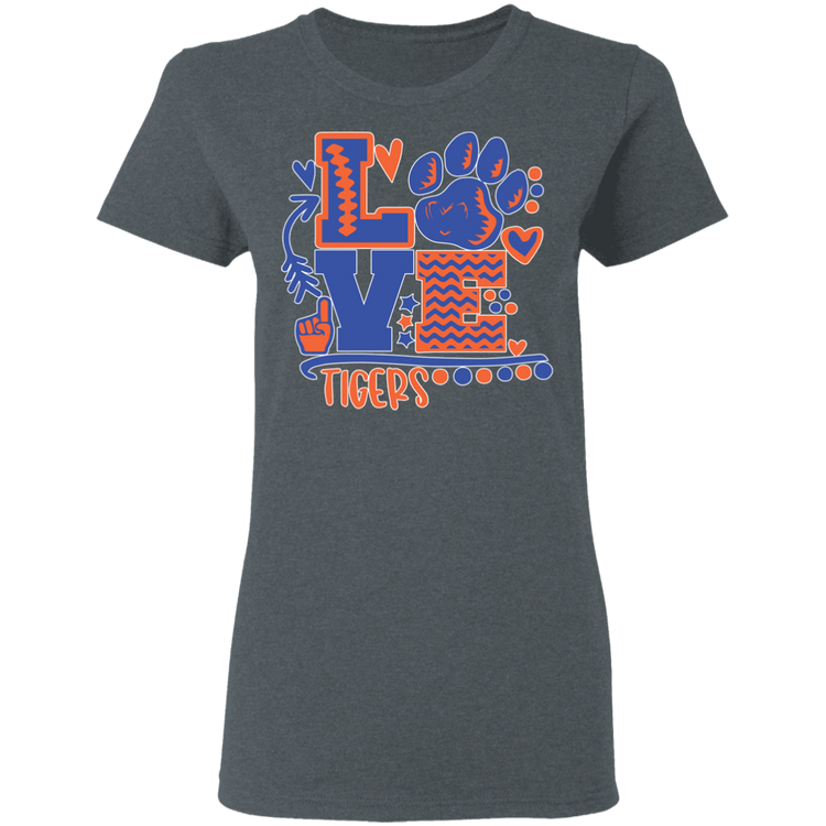 SSU - Love Tigers - Women's 5.3 oz. Tee