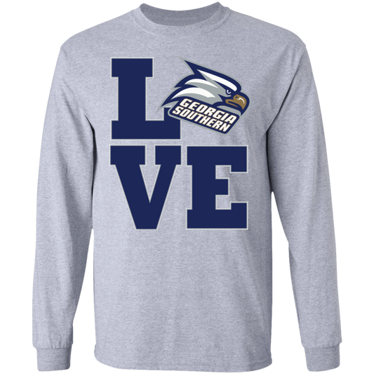 GA Southern - Alumni LOVE - Men's LS Tee