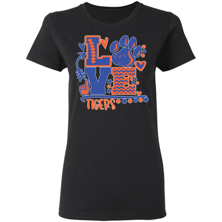SSU - Love Tigers - Women's 5.3 oz. Tee