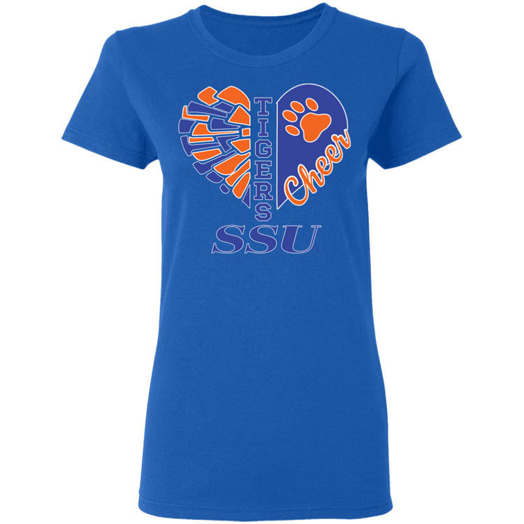 SSU - Tigers Cheer - Women's 5.3 oz. Tee