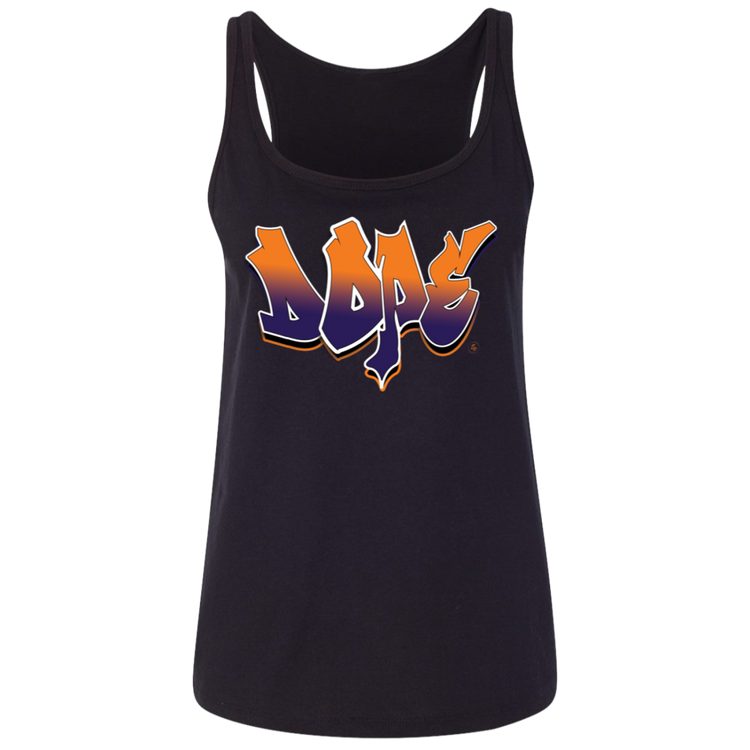 Dope - Graffiti - Black Label Bella + Canvas Women's Relaxed Tank