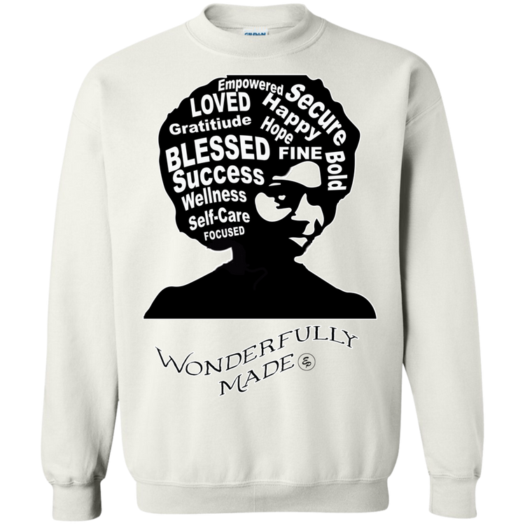 Wonderfully Made - Crewneck Pullover Sweatshirt