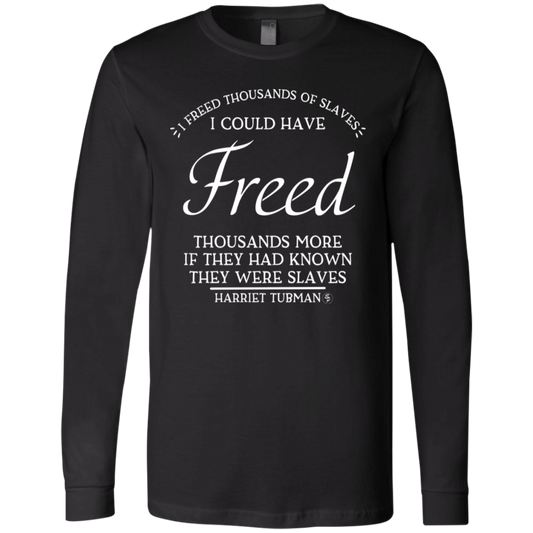 Tubman - I Could Have Freed More - White - Fashion Fitted Men's Jersey T-Shirt
