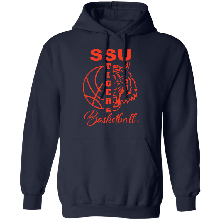 SSU - Tigers Basketball - Orange - Unisex Pullover Hoodie