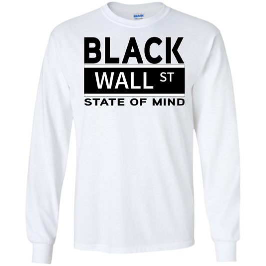 Black Wall St - State of Mind - Men's LS Tee