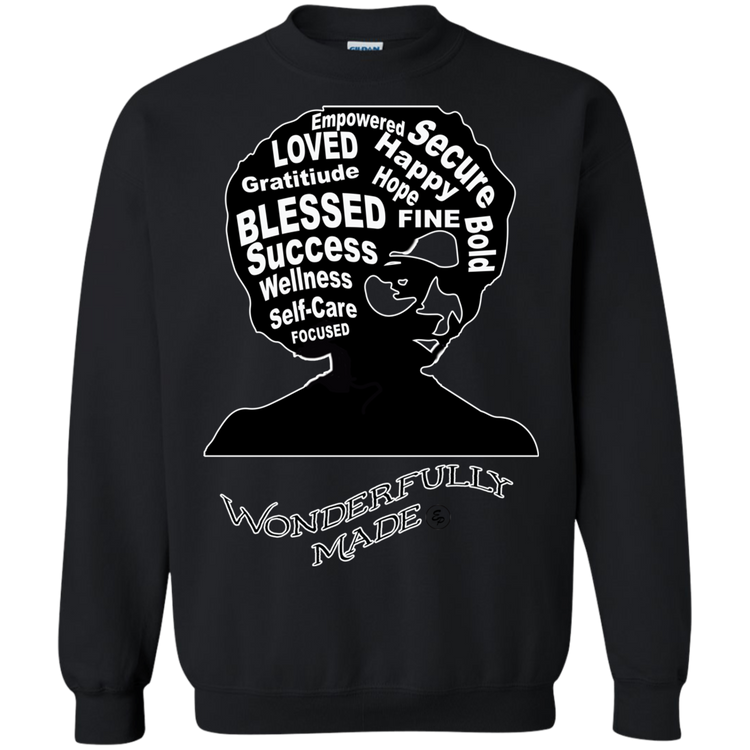 Wonderfully Made - Crewneck Pullover Sweatshirt
