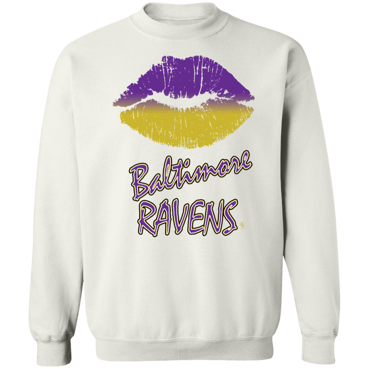 Ravens Kiss - Crewneck Pullover Sweatshirt