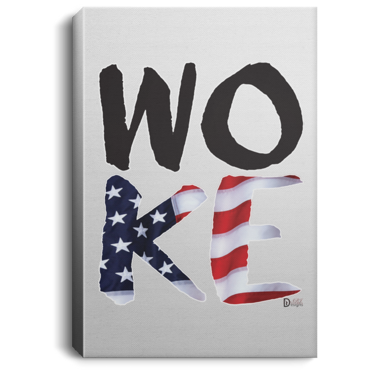 Woke - Portrait Canvas .75in Frame