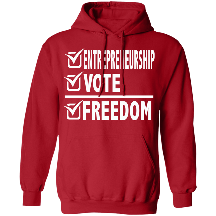 Entrepreneurship + Vote + Freedom