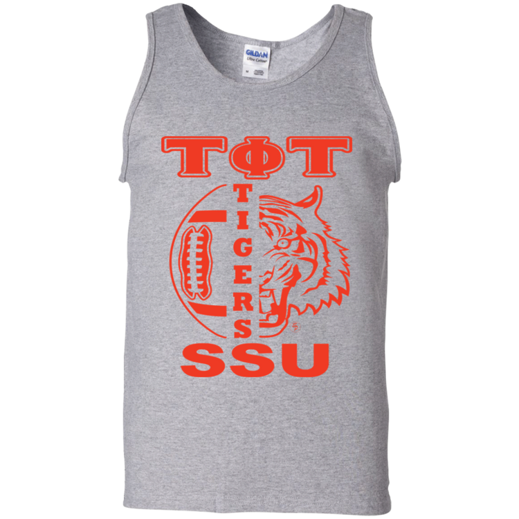 SSU - Tigers Football - Orange - Men's Tank Top