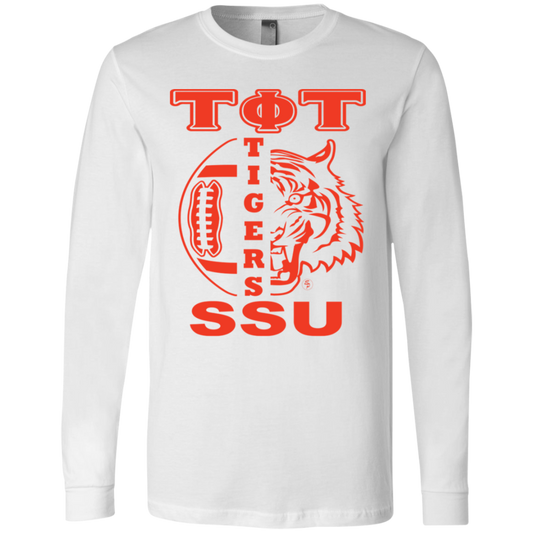 SSU - Tigers Football - Orange - Fashion Fitted Men's Jersey T-Shirt