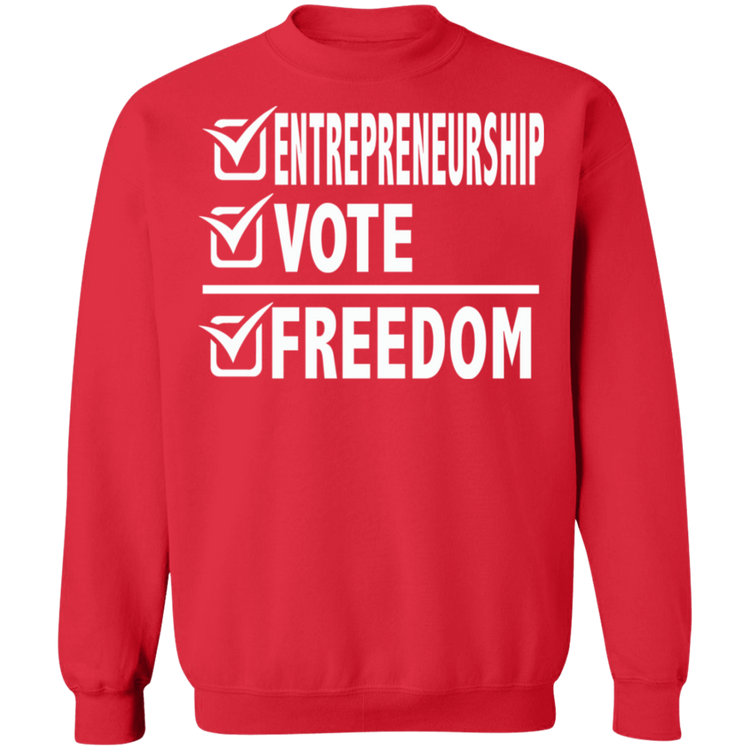 Entrepreneurship + Vote + Freedom