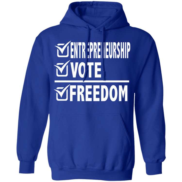 Entrepreneurship + Vote + Freedom