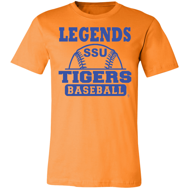 SSU - Tigers Baseball - Blue - Fashion Fitted Short-Sleeve T-Shirt