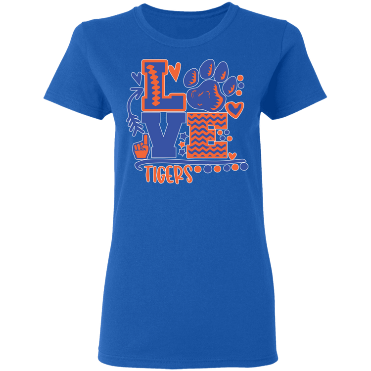 SSU - Love Tigers - Women's 5.3 oz. Tee