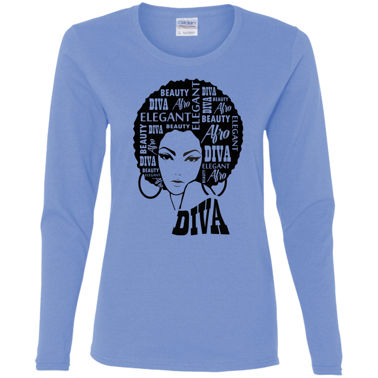 Afro Diva - Women's LS Tee
