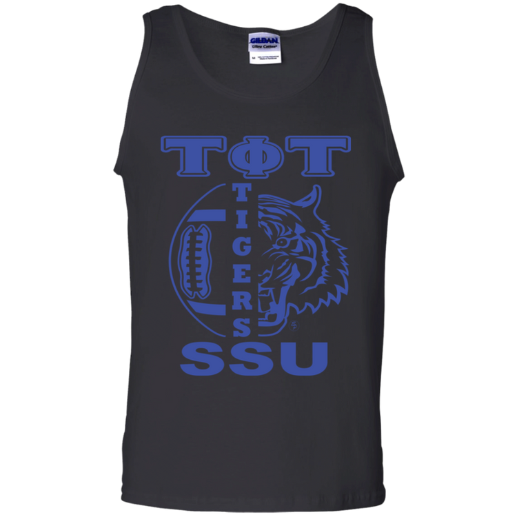 SSU - Tigers Football - Blue - Men's Tank Top