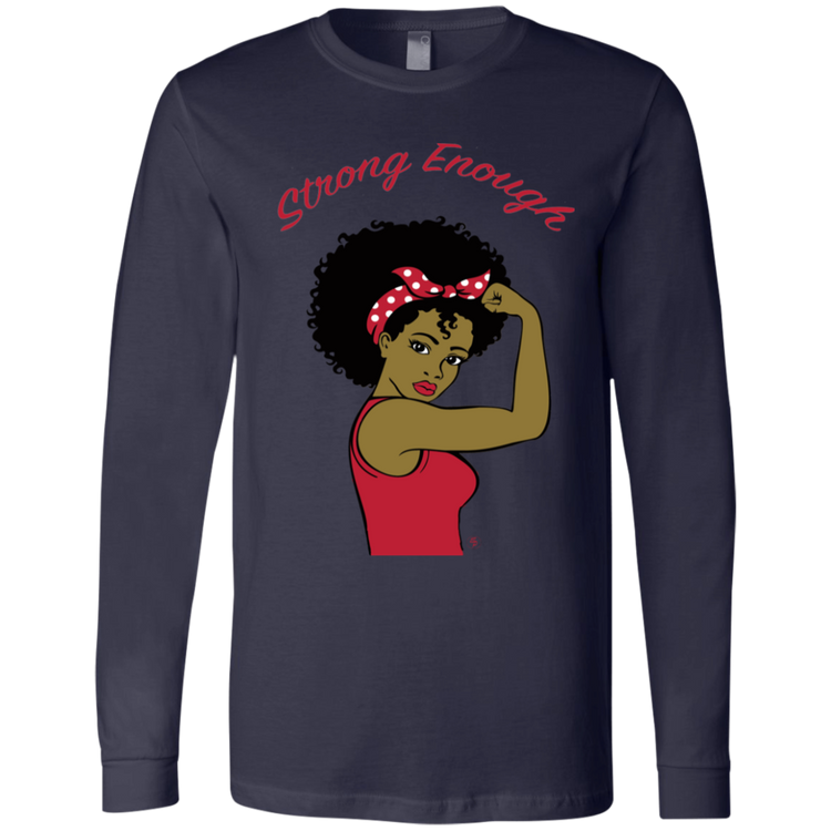 Strong Woman - Fashion Fitted Men's Jersey T-Shirt