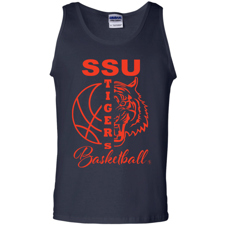 SSU - Tigers Basketball - Orange - Men's Tank Top