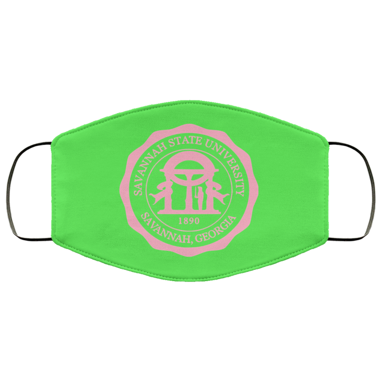 Savannah State HBCU - AKA - Pink - Face Mask