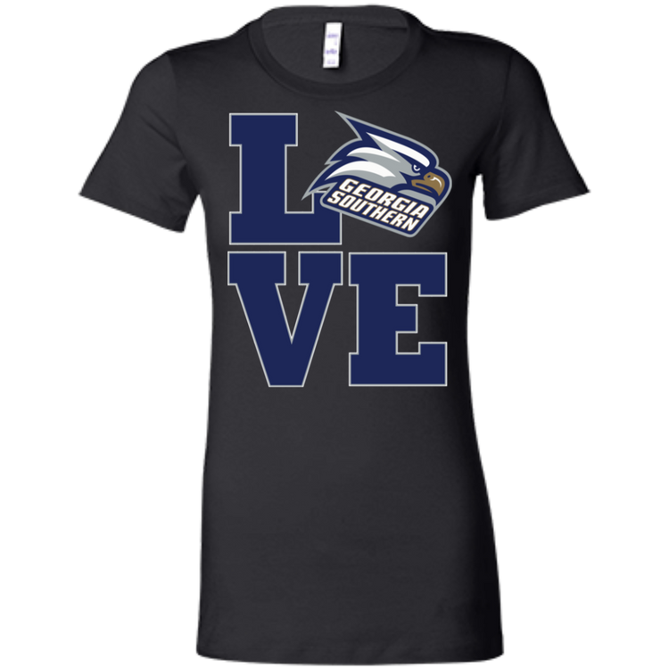 GA Southern - Alumni LOVE - Fashion Fitted Women's Favorite T-Shirt