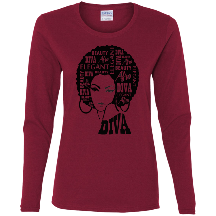 Afro Diva - Women's LS Tee