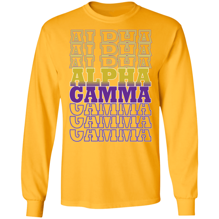 ALPHA GAMMA - ALPHA GAMMA - ALPHA GAMMA - Men's LS Tee