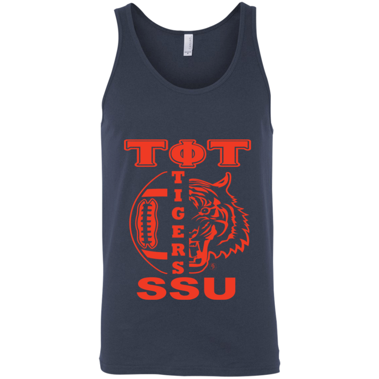 SSU - Tigers Football - Orange - Fashion Fitted Unisex Tank