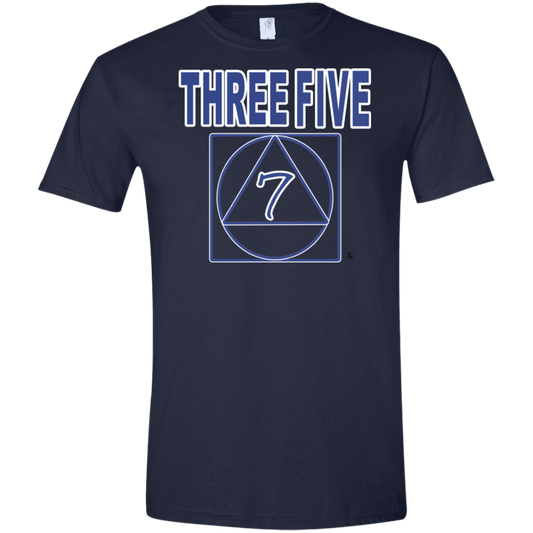 THREE FIVE 7 - Men's Softstyle Tee