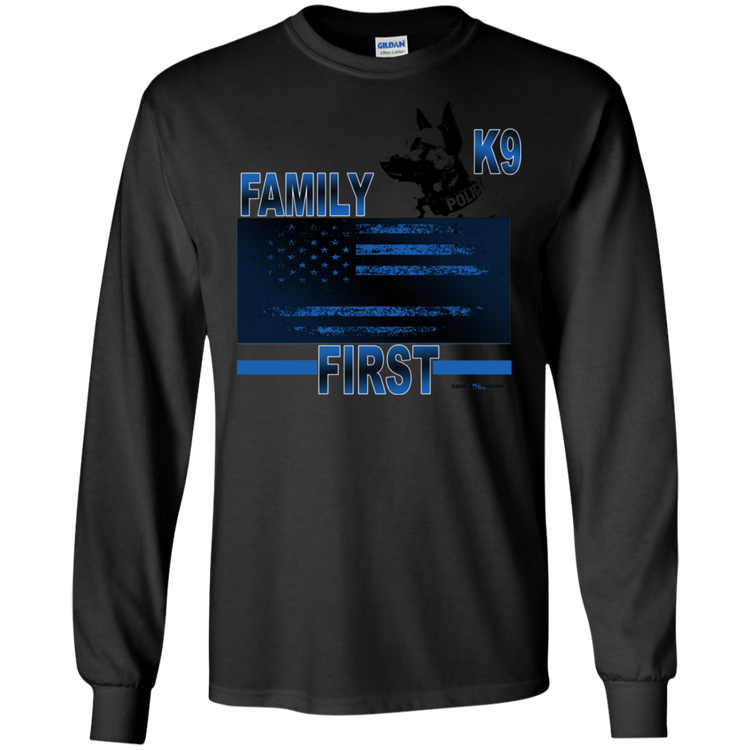 K9 Family First Men's Long Sleeve Tee