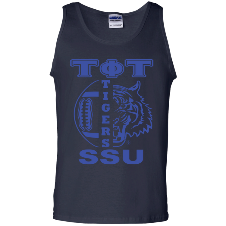 SSU - Tigers Football - Blue - Men's Tank Top