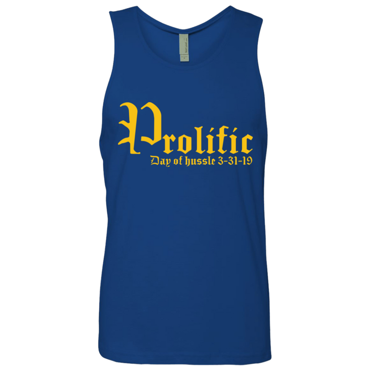 Prolific - Day of Hussle - Gold - Men's Tank Top