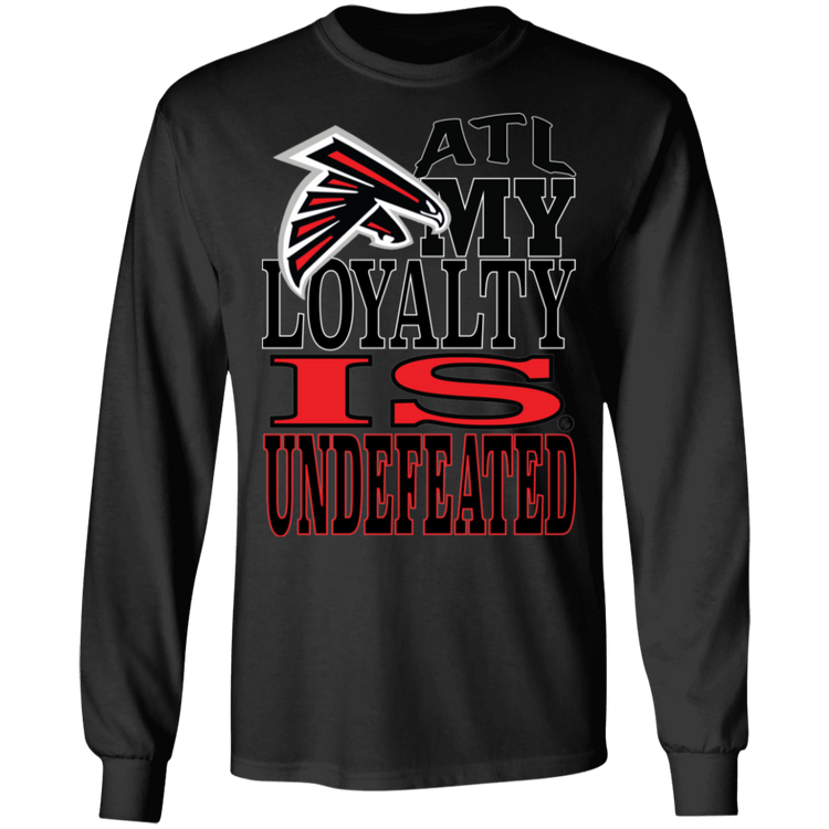 ATL Falcons Undefeated Loyalty - Men's LS Tee
