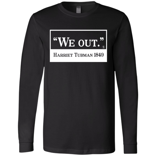Tubman - We Out - White - Fashion Fitted Men's Jersey T-Shirt