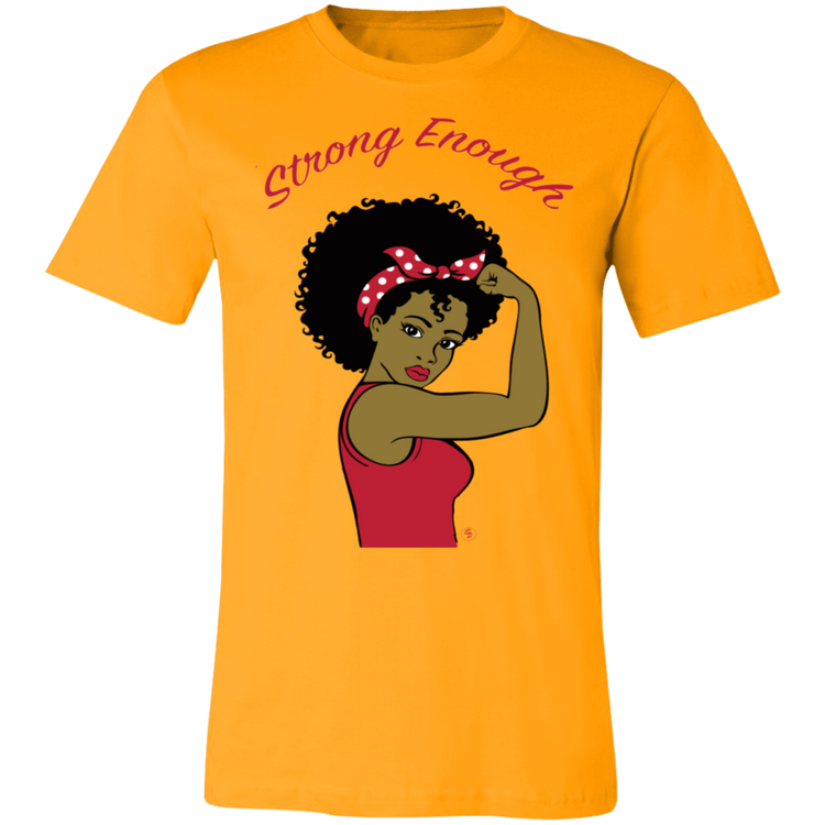 Strong Woman - Fashion Fitted Unisex Jersey Short-Sleeve T-Shirt