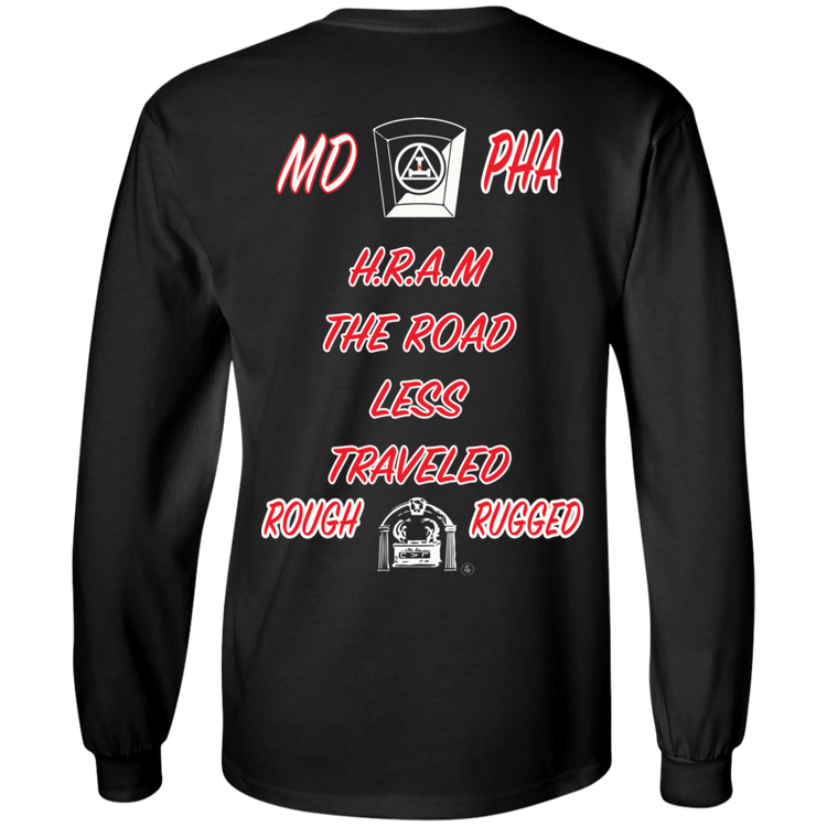 King David Red - Men's LS Tee
