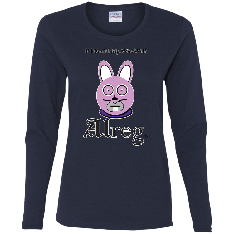 Alreg Adventures - Alreg Rabbit - If I dont help who will - Women's LS Tee
