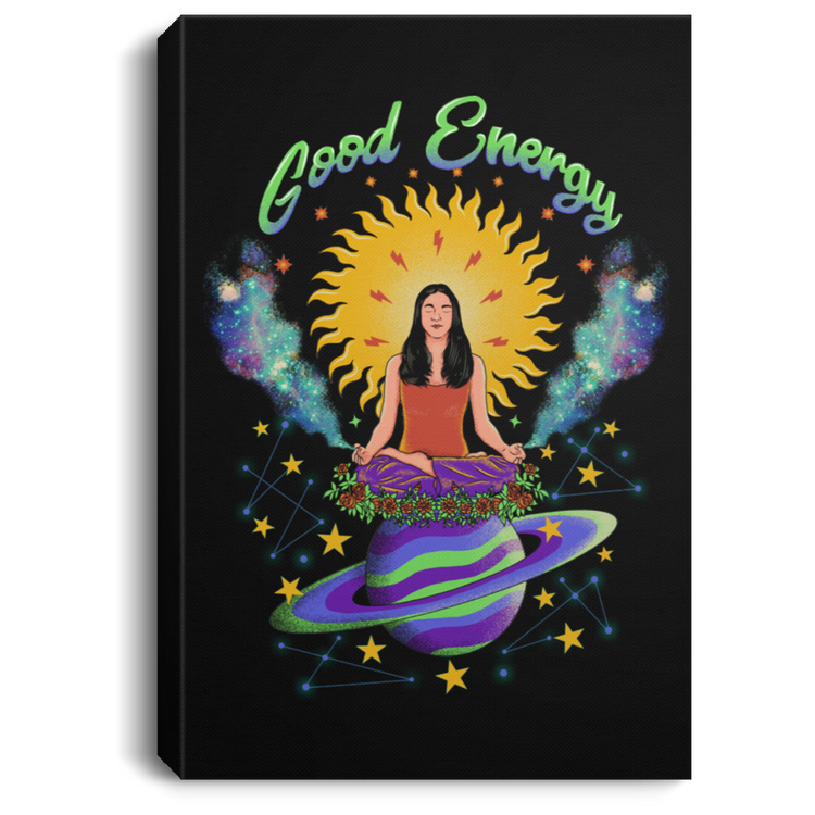 Good Energy - Portrait Canvas .75in Frame