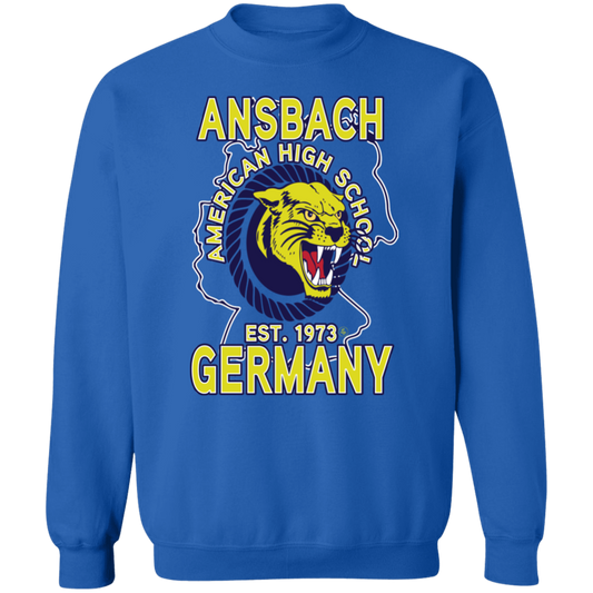 Ansbach Germany Est 1973 - Crewneck Pullover Sweatshirt