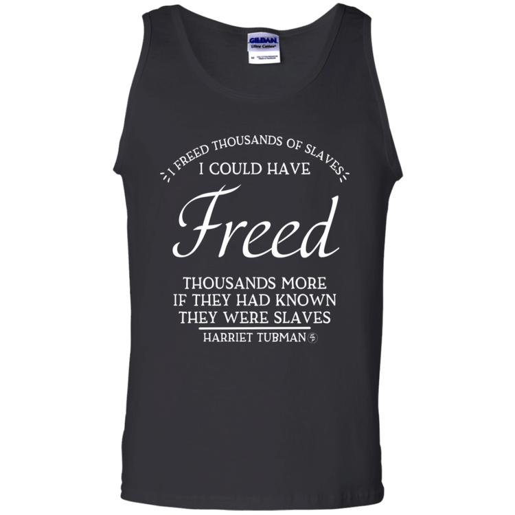 Tubman - I Could Have Freed More - White - Men's Tank Top